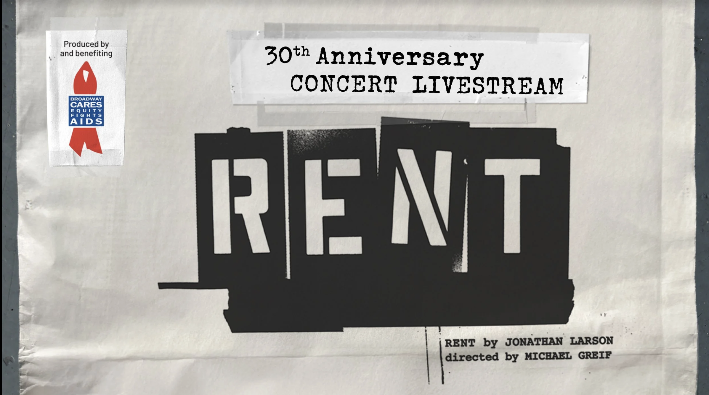 Rent 30th Anniversary Concert